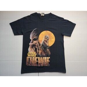 Vintage Y2K Chewie Chewbacca Star‎ Wars Movie Mens Shirt Size Small Wookie Vtg